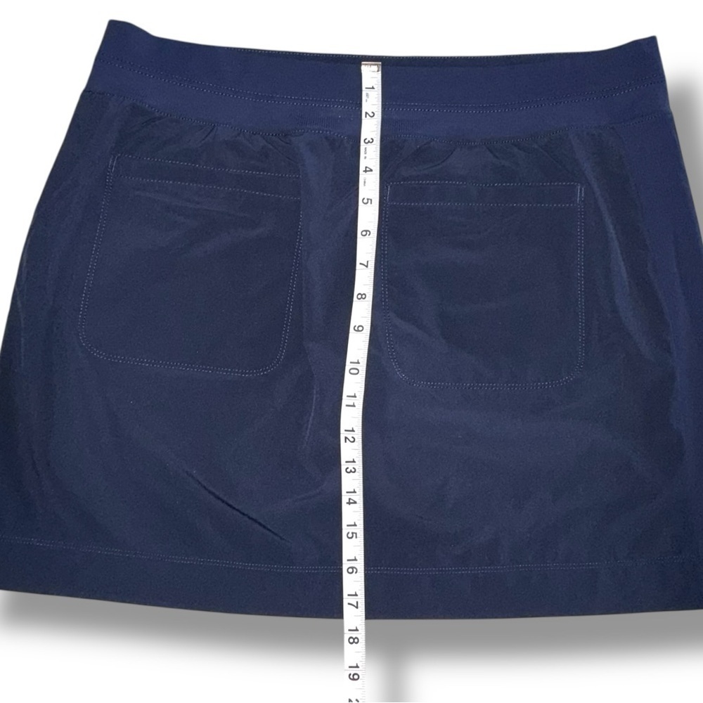 ATHLETA Brooklyn Mid Rise 16” Skort - Navy Women’s 16 - Picture 7 of 9